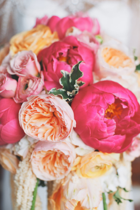 orange and pink wedding ideas