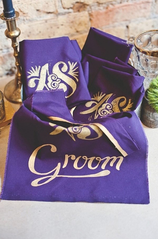 custom wedding bibs