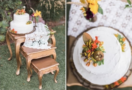 cute little graduated cake table idea