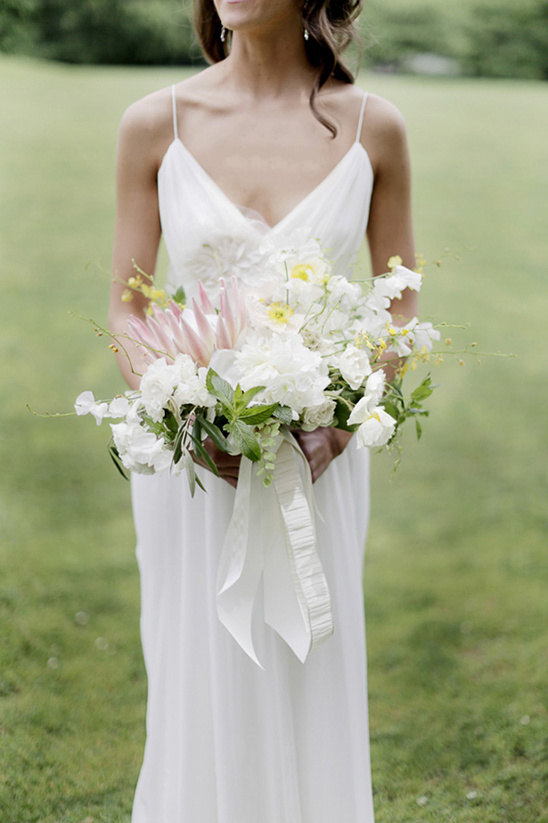 protea wedding bouquet