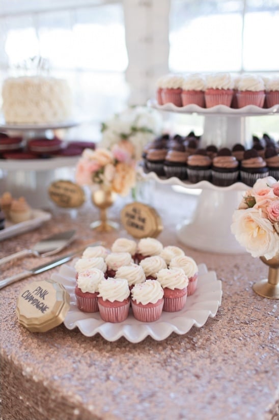 pink champagne cupcakes