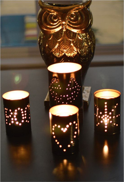 DIY Tin Can Lanterns