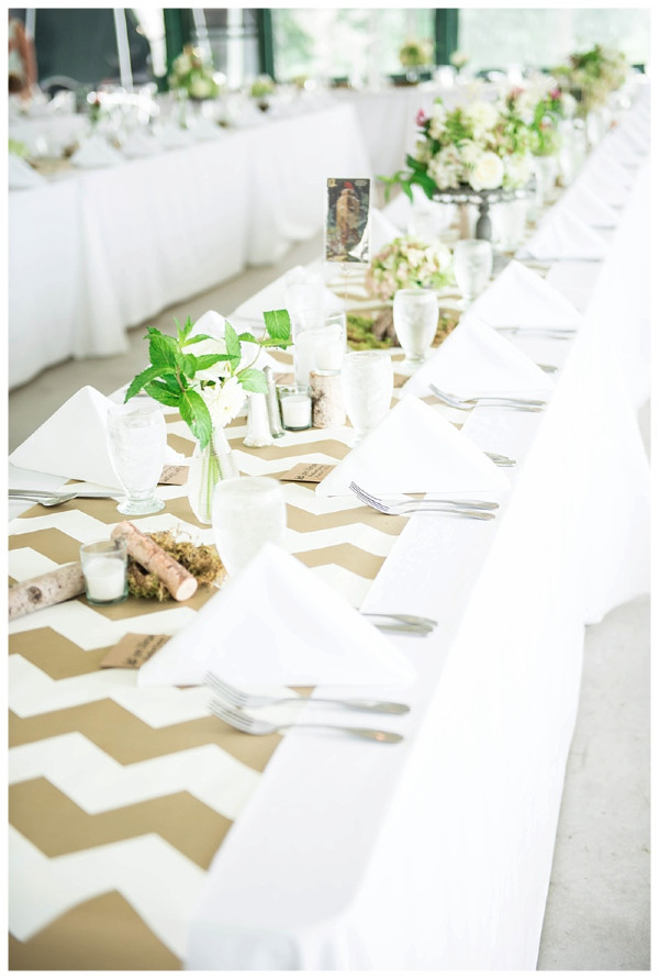 white-and-chevron-wedding