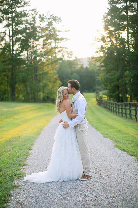 Mint and Peach Farm Wedding in Georgia