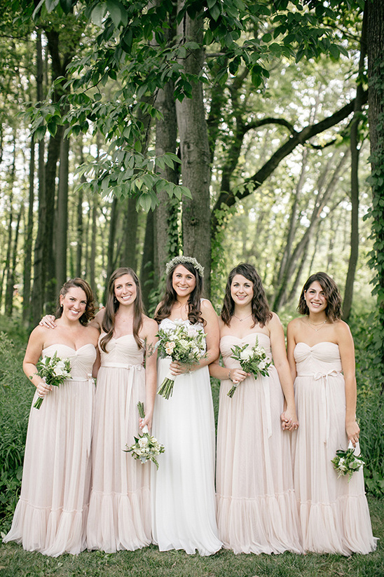 champagne colored bridesmaid dresses