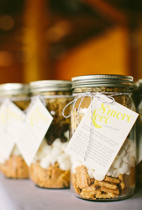 smore love wedding favors