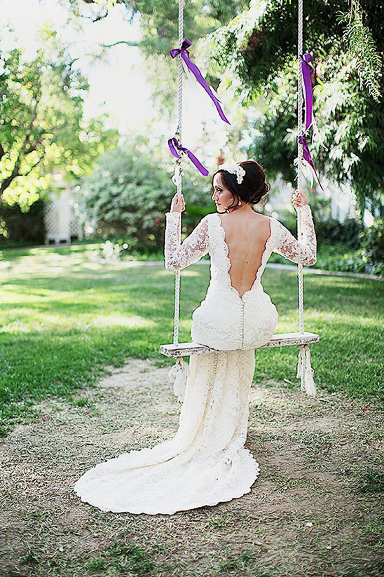 backless wedding gown