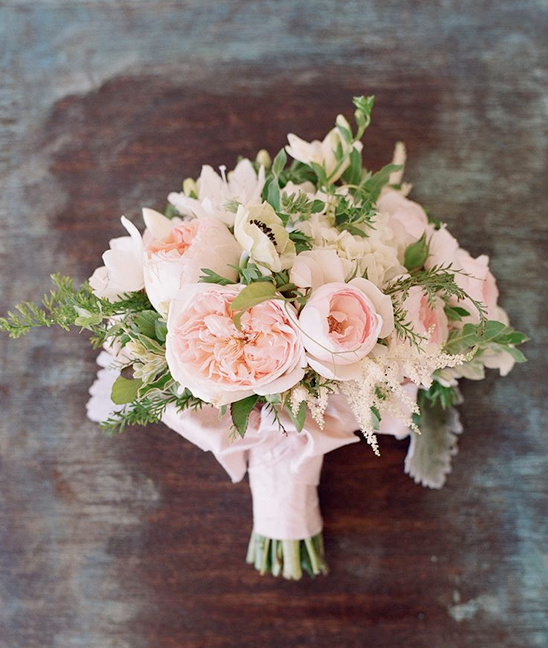 pink and white wedding bouquet