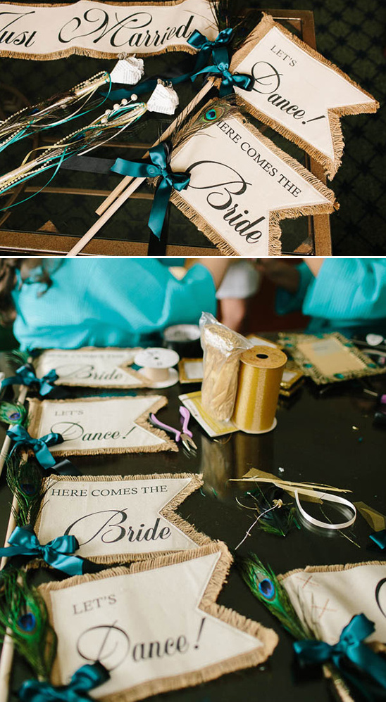 handmade wedding banners @weddingchicks