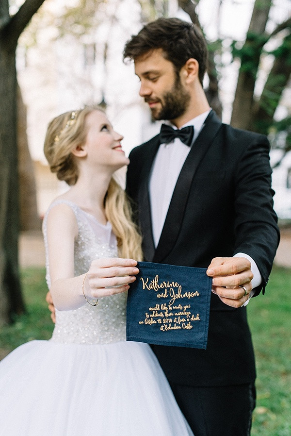 navy-and-gold-cinderella-wedding-ideas