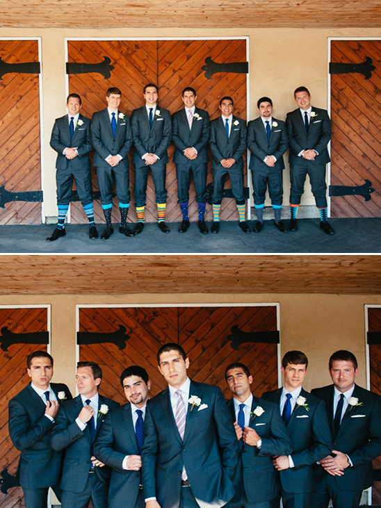 groomsmen with fun socks @weddingchicks
