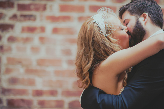 wedding kiss