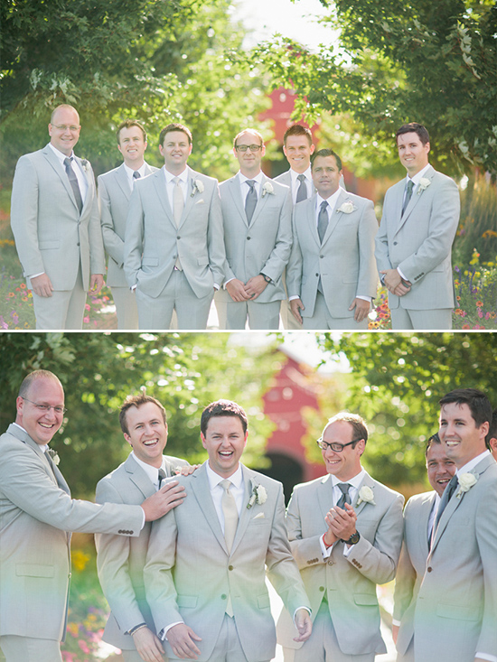 gray groomsman ideas @weddingchicks