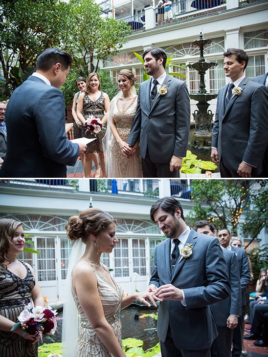 saying i do and exchanging rings @weddingchicks