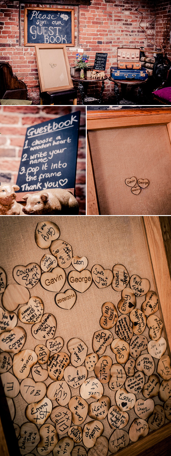 Modern day guest book @weddingchicks