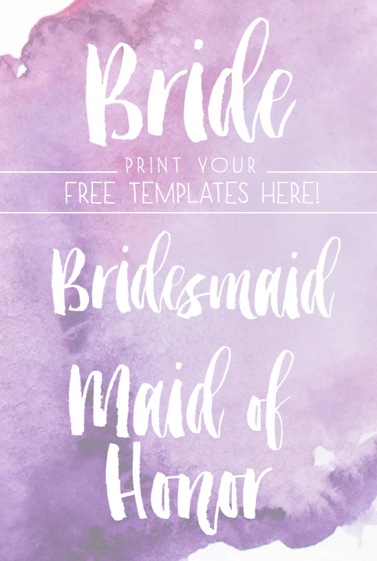 Free downloadable template @weddingchicks