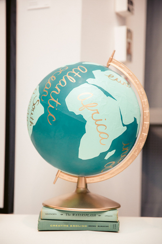 wedding globe @weddingchicks