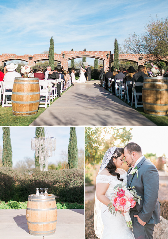 glamorous outdoor wedding ceremony @weddingchicks