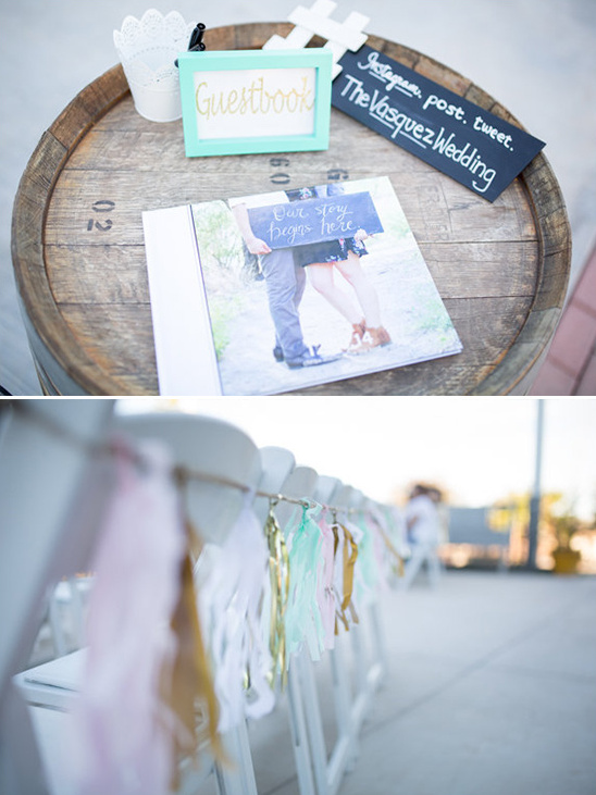 ceremony guest book @weddingchicks