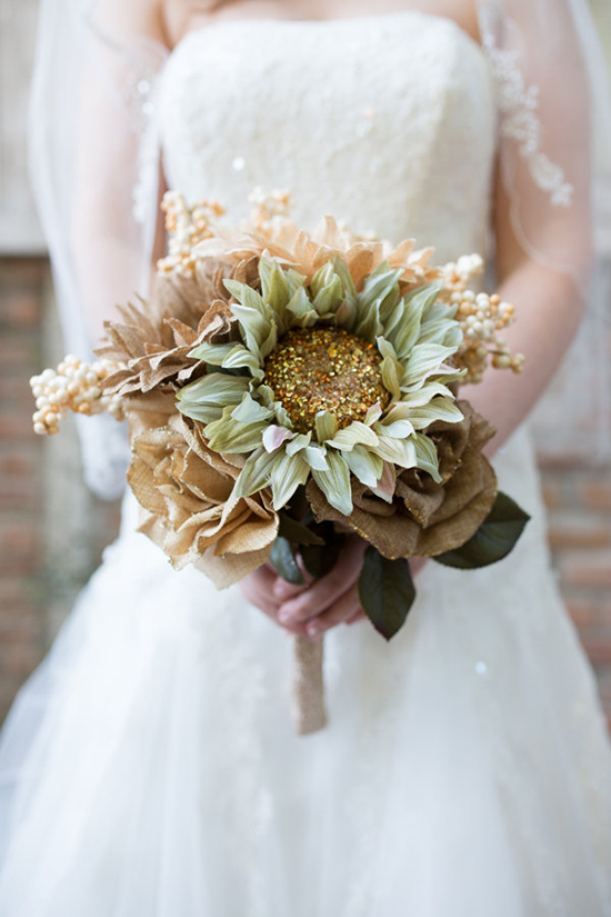 Rustic Mint And Gold Wedding
