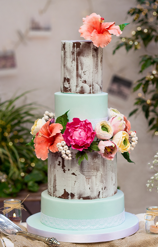 Tropical Wedding Cake Ideas