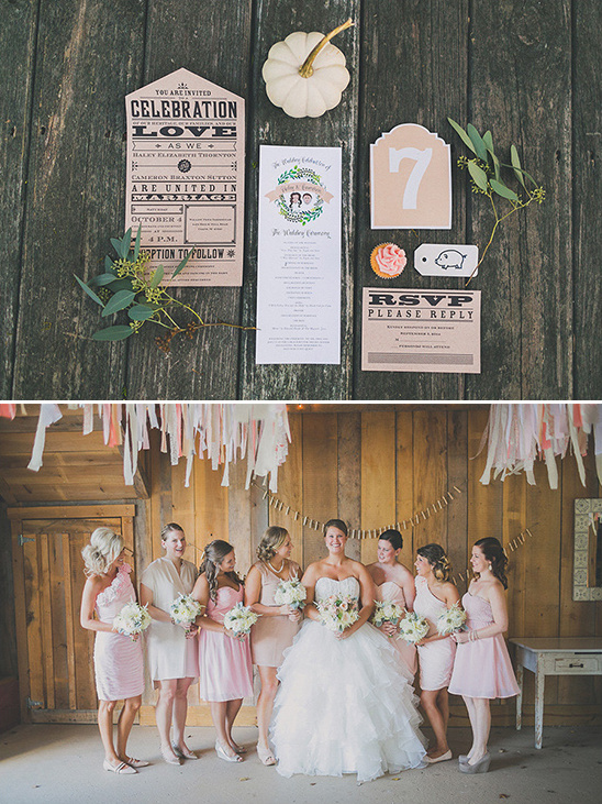 pink and peach wedding @weddingchicks