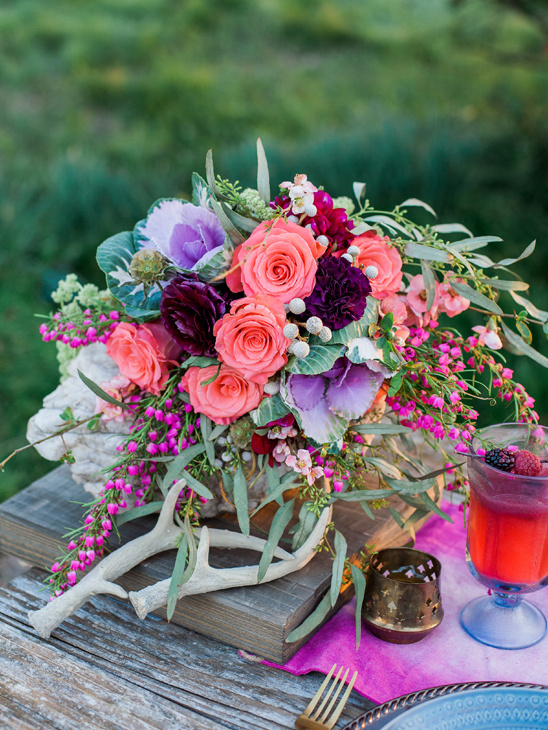 boho bouquet @weddingchicks