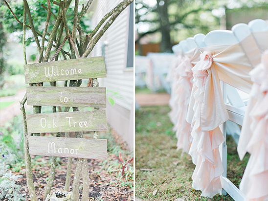 soft outdoor wedding ceremony @weddingchicks