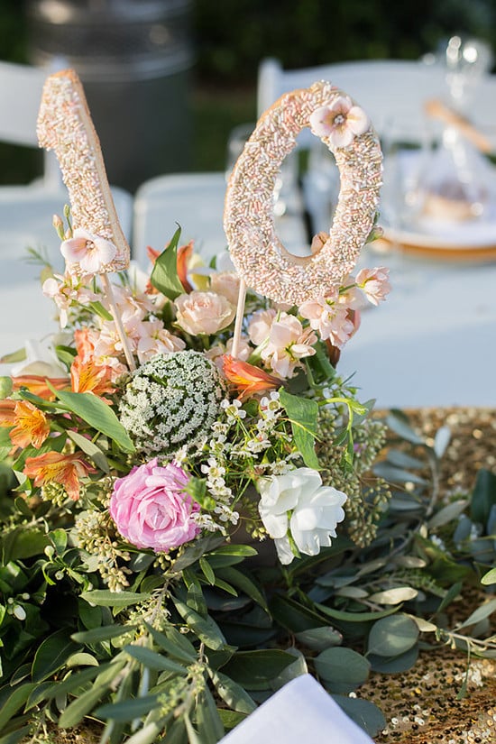 cookie table numbers @weddingchicks