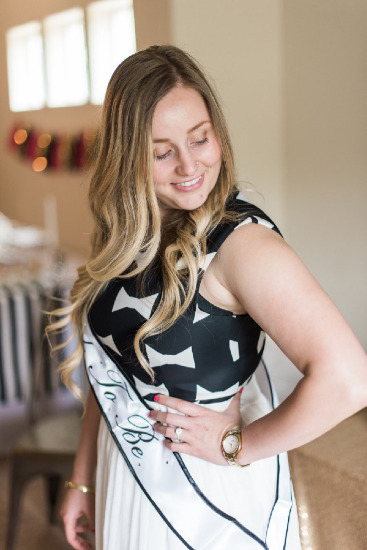 black-and-white-modern-bridal-shower