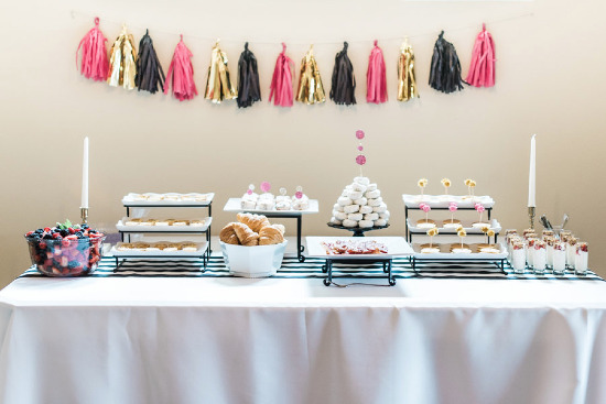 black-and-white-modern-bridal-shower