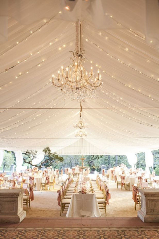 gold wedding reception @weddingchicks