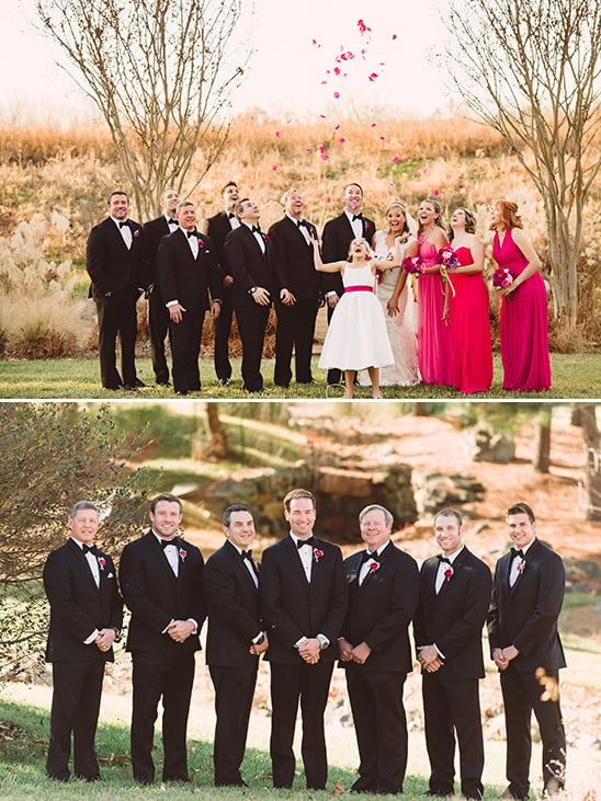 black and pink groomsmen @weddingchicks