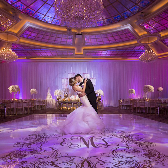 Glamorous wedding venue taglyancomplex.com @weddingchicks