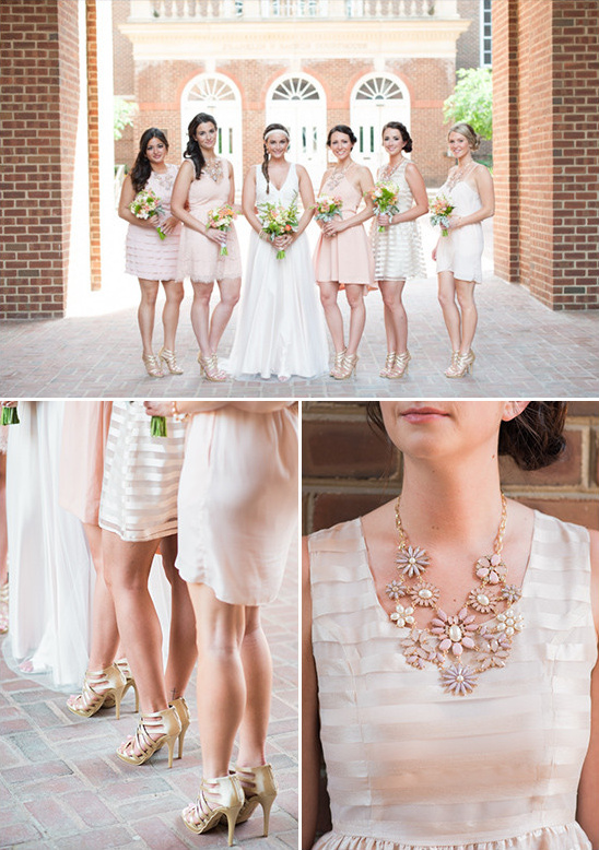 off white bridal party @weddingchicks