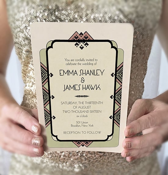 Gogosnap Vintage Wedding Invitations @weddingchicks