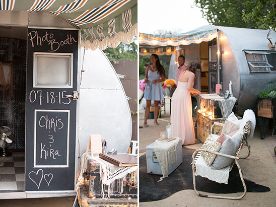 camper photo booth @weddingchicks