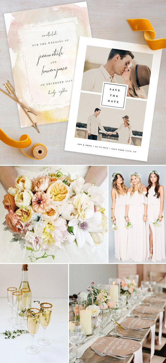 boho chic refined wedding @weddingchicks