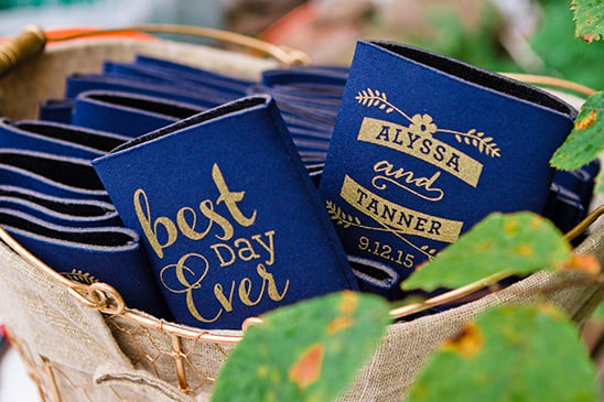 coozie wedding favors @weddingchicks