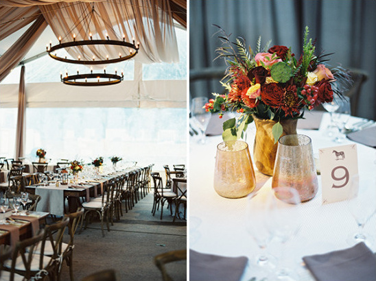 rustic reception decor @weddingchicks