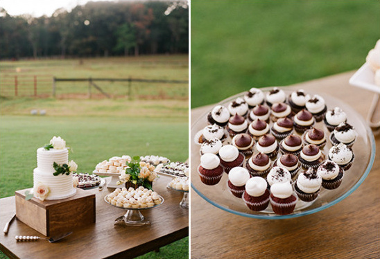 delicious chocolate cupcakes @weddingchicks