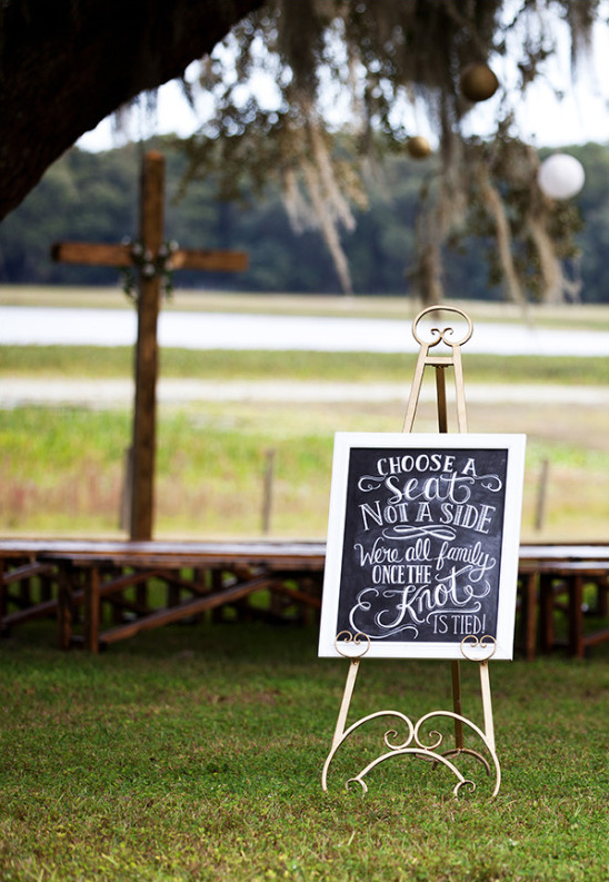 wedding sign