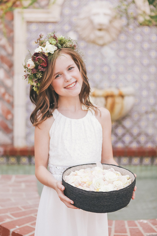 Adorable flower girl