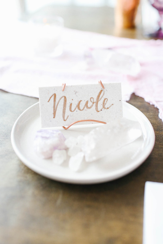 Calligraphy placecard