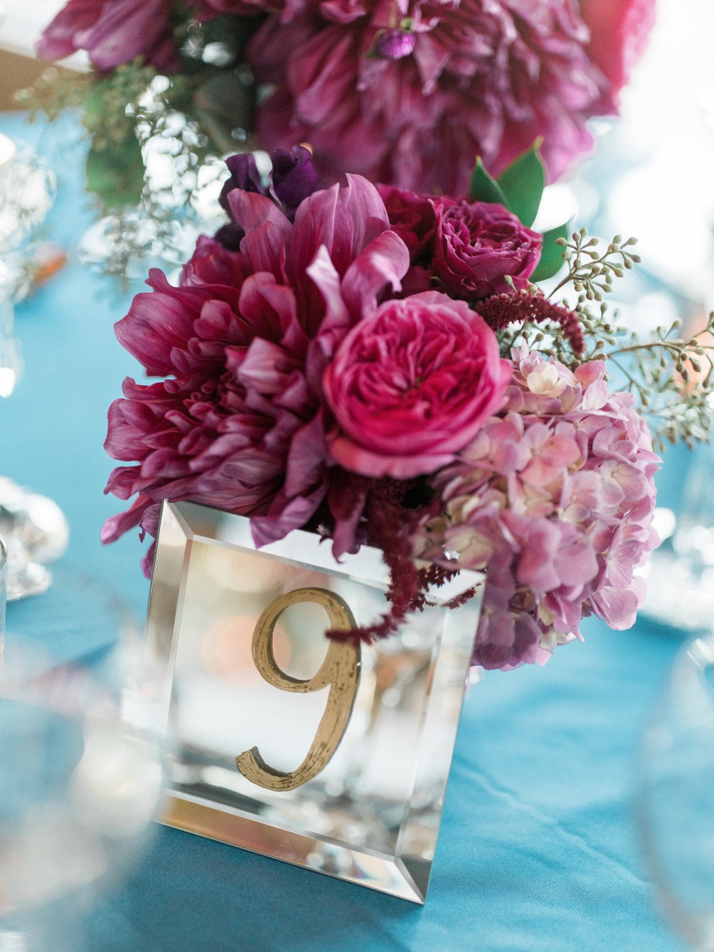 Glam Jewel Toned Wedding