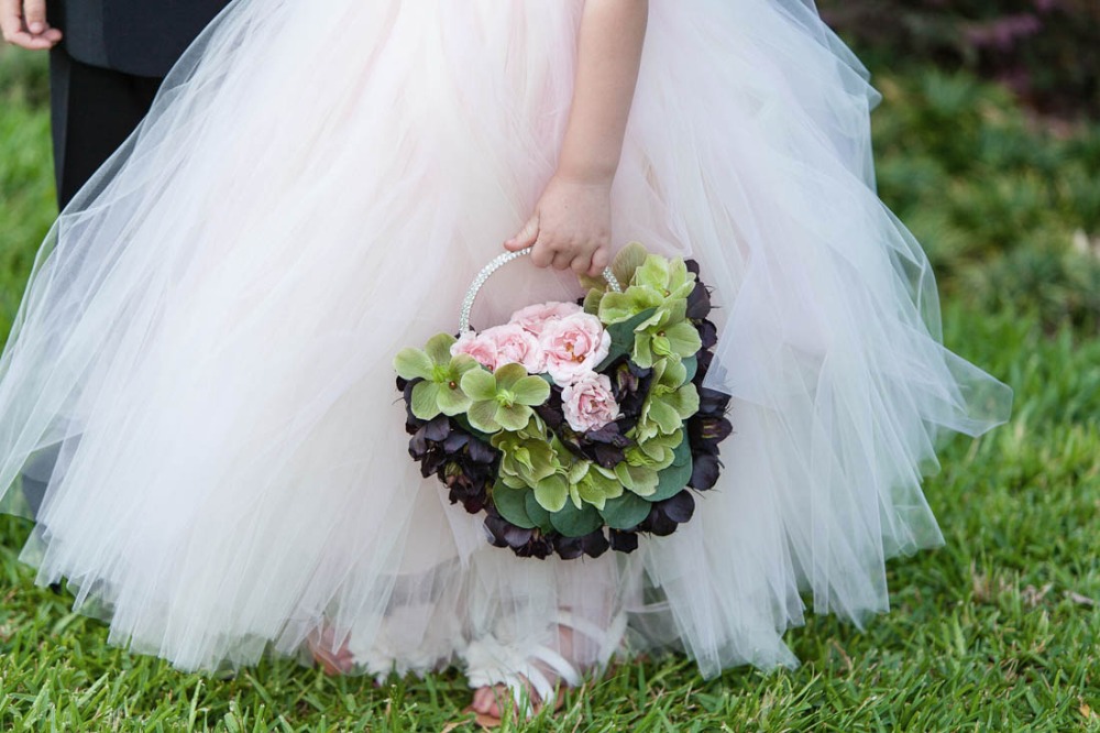 Cute flower girl basket