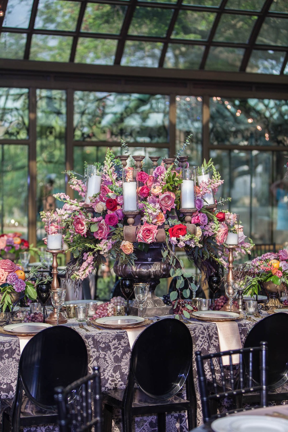 Giant floral centerpiece