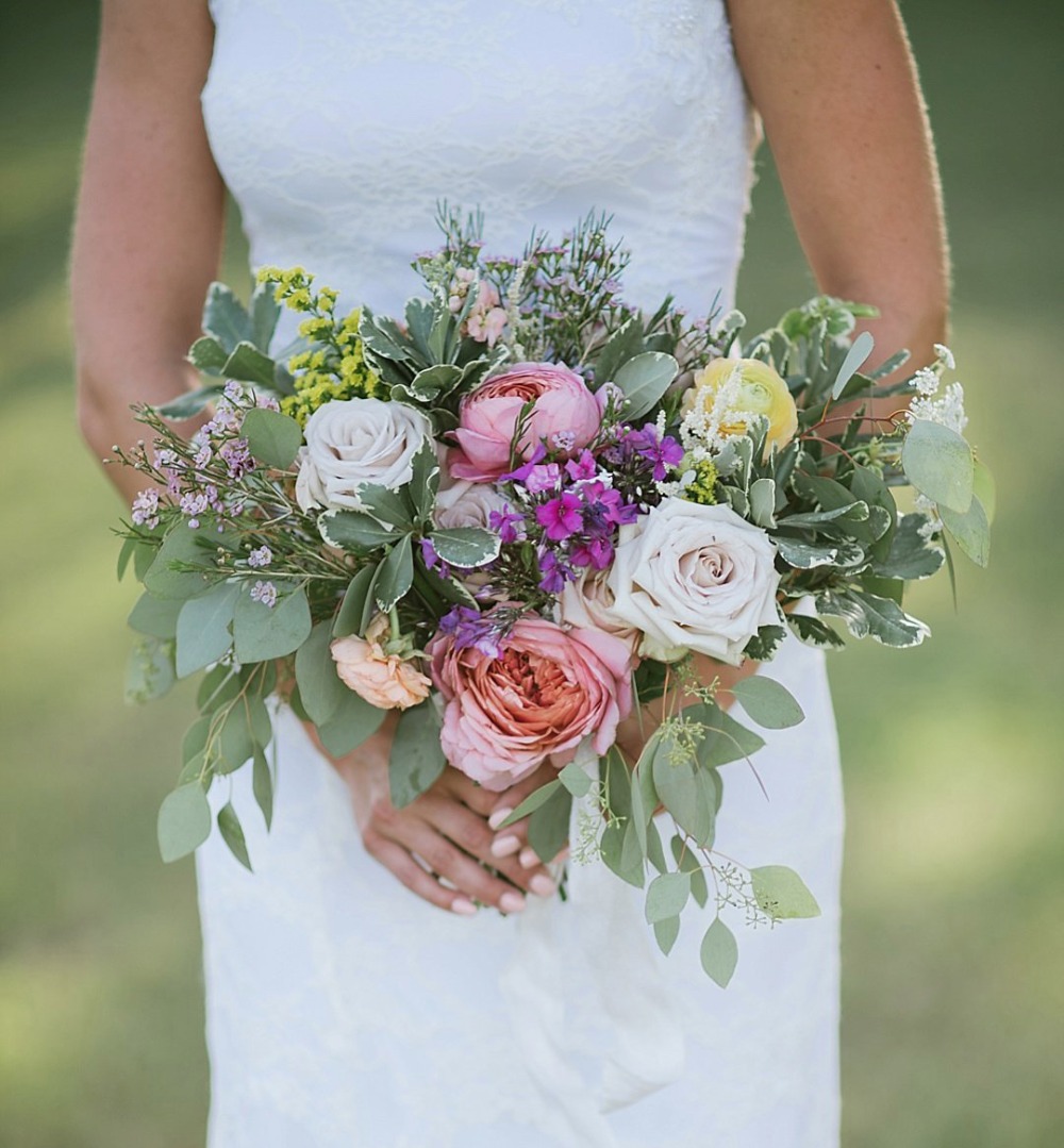 Summer wedding bouquet