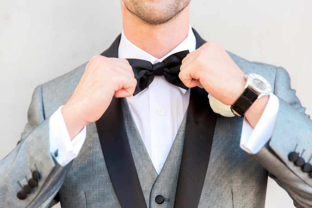 Dapper groom apparel