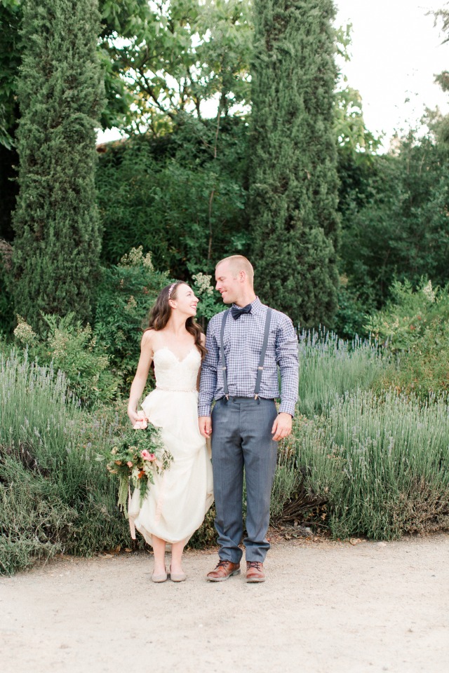 big smiles on these newlyweds faces